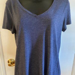 ABOUND Brand Navy/Grey Tee Shirt Size M